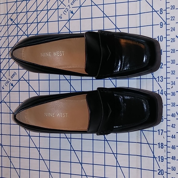Nine West Heeled Platform Loafers 8.5 - Picture 2 of 9